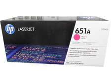 HP CE343A 651A Hewlett Packard Magenta Toner Cartridge 13.5 Genuine OEM