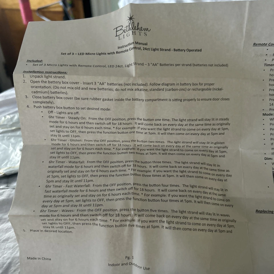 NUEVO Belén Luces 3 Juegos LED Micro Hadas Luces -con Control Remoto Púrpura/Ámbar/Verde Foto 4 de 4