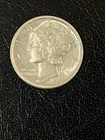 1943 MERCURY SILVER DIME FB ALMOST UNCIRCULATED