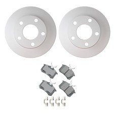 Kit de pastillas de freno de disco de cerámica Hella Rotores traseros Akebono EURO para A6 Quattro 98-01