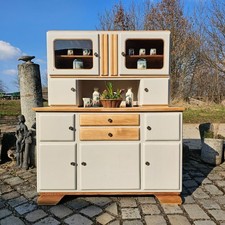 Antikes Buffet Kredenz Küchenschrank Anrichte Aufsatzschrank 50er Jahre Fifties