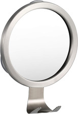 Ettori Shower Mirror Fogless for Shaving with Razor Holder, Powerful Lock Suctio