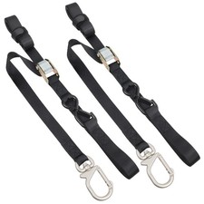 Motorcycle Tie Down Straps With Swivel Carabiner Hook 1.18 Dirt Bike 2 Pack