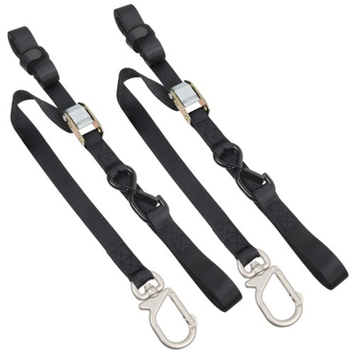 #ad Motorcycle Tie Down Straps with Swivel Carabiner Hook 1.1quot;×8#x27; Dirt Bike 2 Pack $29.87