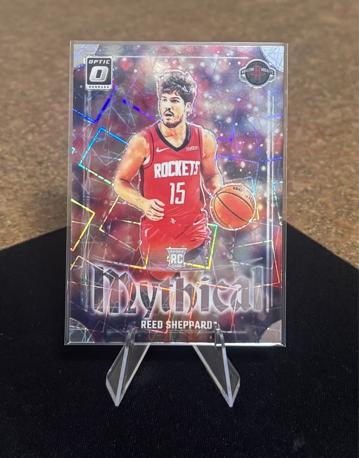 2024-25 Donruss Optic Basketball Reed Sheppard Mythical Case Hit #6 RC Rockets