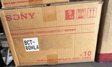Sony BCT-60MLA Betacam SP 60 Metal Beta Video Tape