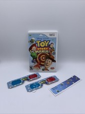 Toy Story Mania (Nintendo Wii) with Manual, 3D Glasses & WiiMote Decals Tested
