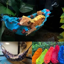 Reptile Hammock  Lizard Toys Hanging Bed, Swing Toy Suction Cups Fix