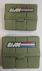 Vintage 1983 Hasbro G.I. Joe Pocket Patrol Figure Holder Belt Clip Case Lot of 2