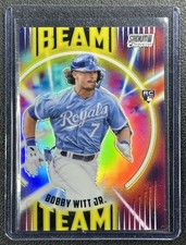 BOBBY WITT JR. 2022 TOPPS STADIUM CLUB CHROME #BT-25 ROOKIE BEAM TEAM RC ROYALS