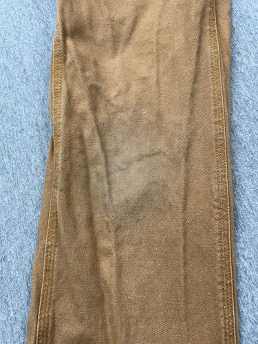 Carhartt Pants Youth 10 Brown Carpenter BN8311-B Adjustable Waist Kids *STAINS* - Picture 5 of 14
