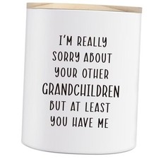 Christmas Gifts from Granddaughter Grandson Grandkids, 10OZ Funny Grandma