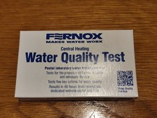 Fernox Water Quality Test Kit 62399 for Central Heating Inhibitor. FREE POSTAGE.