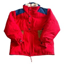 Giacca sci bomber piumino Colmar vintage 3 in 1 outdoor rosso uomo grande Eu52