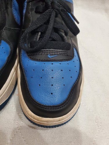 Size 4.5Y - Nike Air Force 1 GS 'Star Blue' 596728-041 - Picture 8 of 19