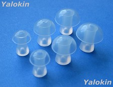 6pcs S/M/L Soft Replacement Dome Eartips for Siemens Lotus BTE Hearing Aids