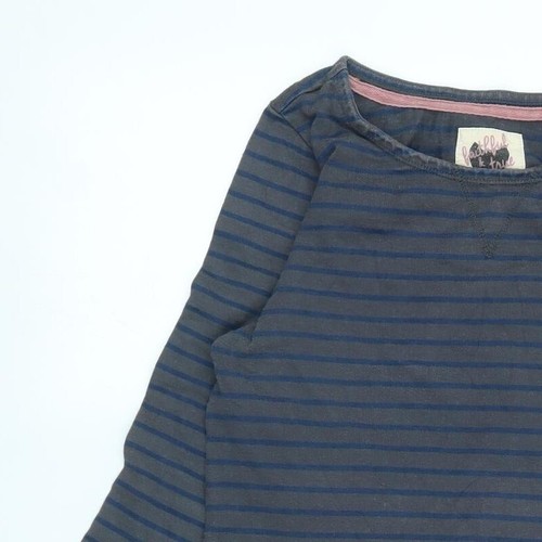 Debenhams Womens Grey Cotton Blend A-Line Size 10 - Picture 3 of 12