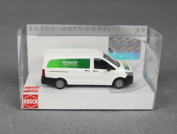 "Busch 51199 (H0, 1:87) Mercedes-Benz Vito Autovermietung \"Europcar\" - Neuware!"-image