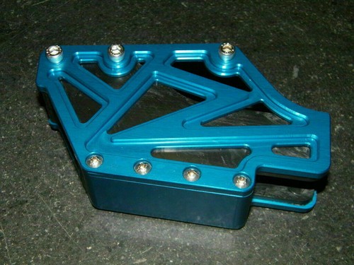 BILLETE AZUL YAMAHA YZ125 YZ250 YZ426 250 125 YZ450F YZ250F YZF 450 cadena guía - Imagen 2 de 5