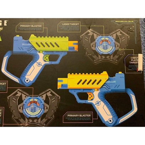 Sharper Image Lazer Conquest Dual Blaster und Target Kit 2 Spieler NEU versiegelt - Bild 4 von 5