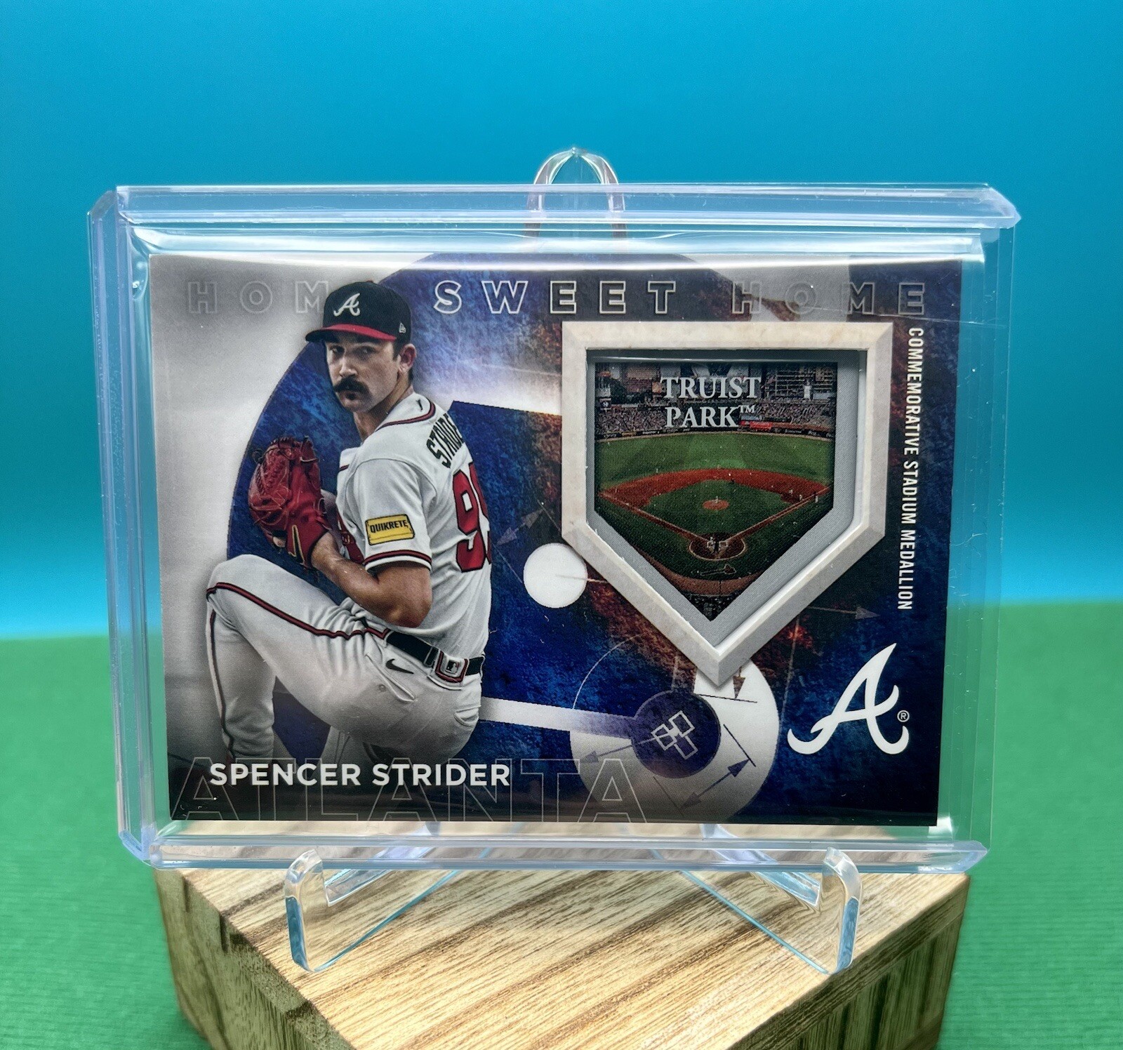 Spencer Strider 2024 Topps Series 1 Home Sweet Home Medallion 135/299