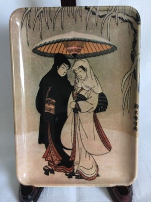 Decorative Crafts Inc Melamine 6 By 4 Tray Made In Italy Oriental