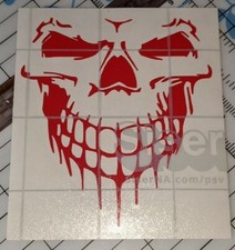Evil Skull Sticker Skeleton Decal Car Truck Window Vinyl Turbo