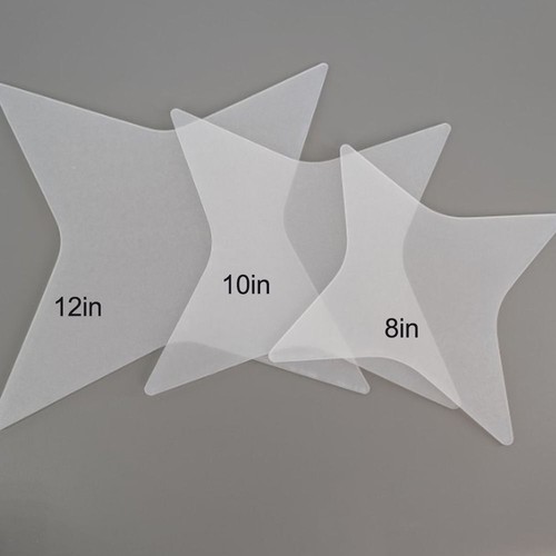 Acrylic Christmas Patchwork Star Template Adults - Picture 3 of 11