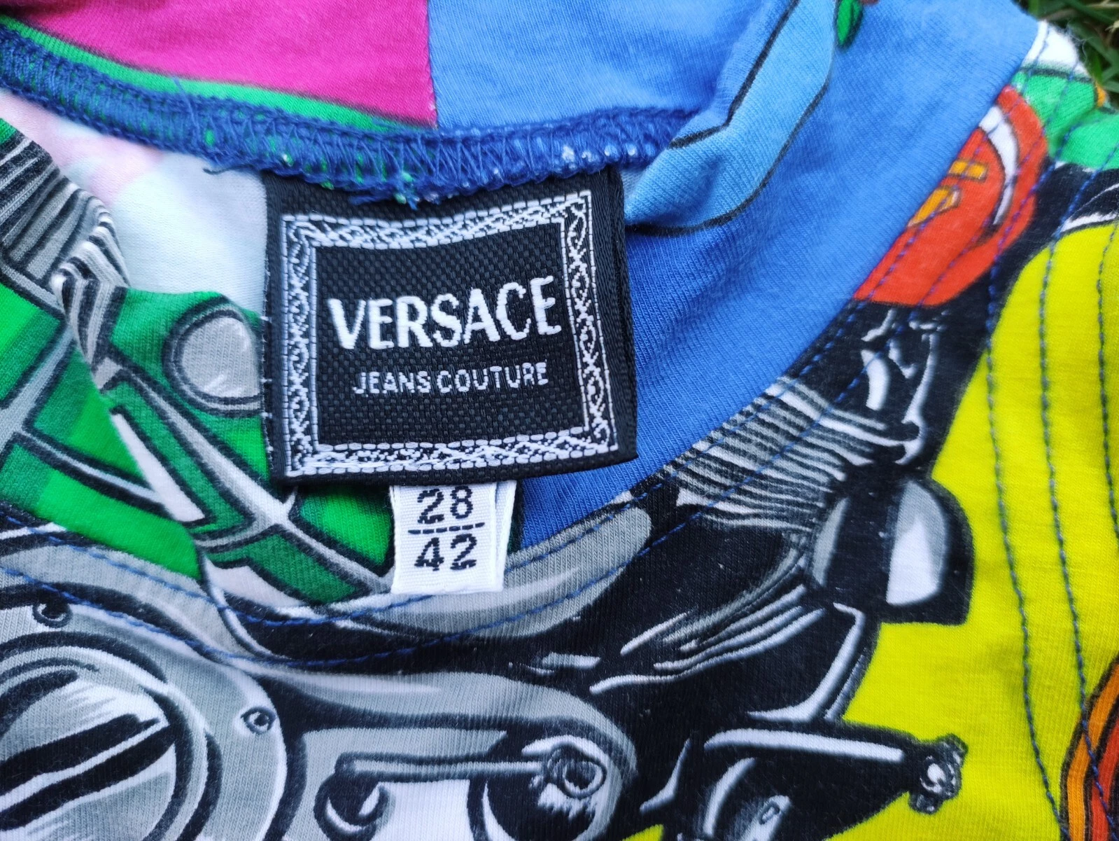 Versace Betty Boop Pop Art Rolls Royce Cartoon Kourtney Kardashian Mini Dress