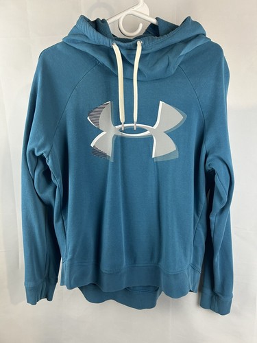 Under Armour UA Damen Hoodie Größe Large blau Sweatshirt Pullover Logo - Bild 7 von 12