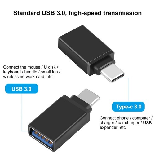 Adaptateur USB OTG pour Lenovo Tab P12 / Tab Extreme / Tab M9 / Tab M8 4th Gen - Photo 3 sur 6