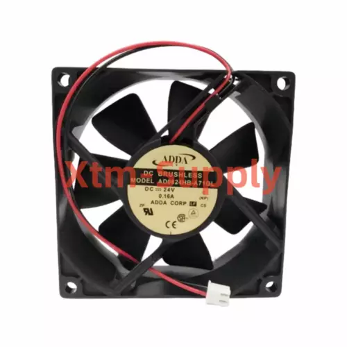 1pc ADDA AD0824HB-A71GL Inverter/Chassis cooling fan DC24V 0.16A 80*80*25MM 2pin