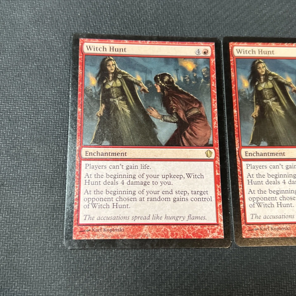 Witch Hunt Magic The Gathering Mtg Rare Commander Card 2 - Image 2 of 4