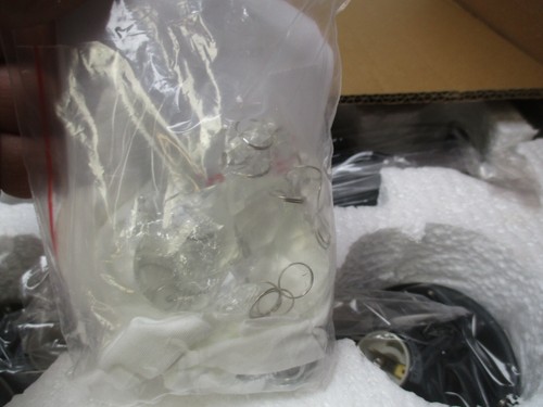4 LIGHT ROUND DRUM CHANDELIER BLACK ROUND CRYSTAL LIGHT SR-88136-4 NEW OPEN BOX - Picture 2 of 6