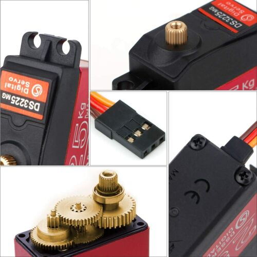 Dsservo DS3225 25kg Wasserdicht Metal Gear High Torque Digital Servo RC - Bild 3 von 7