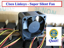 Quiet! Cisco Linksys SRW2048 Replacement Fan (1x New) Sunon MagLev 18dBA Noise