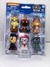 Paw Patrol Mini Figures Cake Toppers Chase Marshall Skye Rubble Rocky Toys