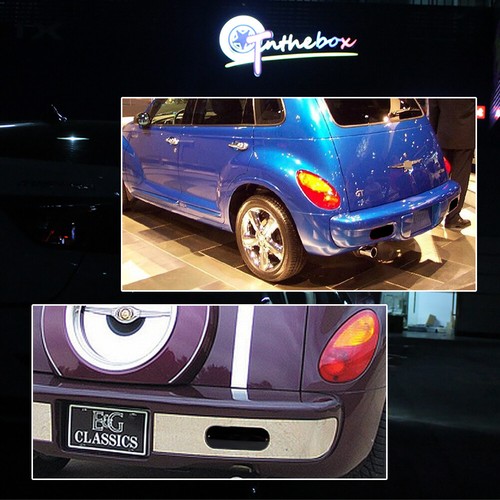 Smoked Rear Bumper Reflector Backup Light Housings For 01-05 Chrysler PT Cruiser - Picture 8 of 8