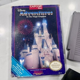 Disney Adventures in the Magic Kingdom Nintendo Nes W/Box & Protector! No Manual