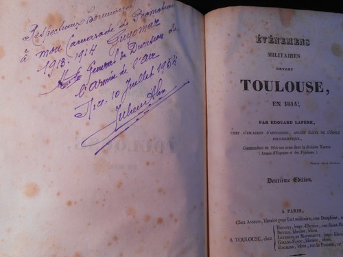 Edouard LAPÈNE, Événements militaires devant Toulouse en 1814 - Premier Empire. - Imagen 6 de 6