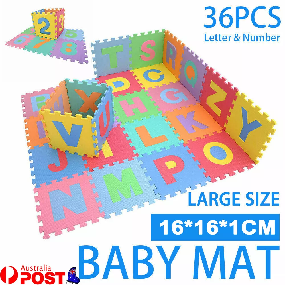Alphabet and sales numbers mat