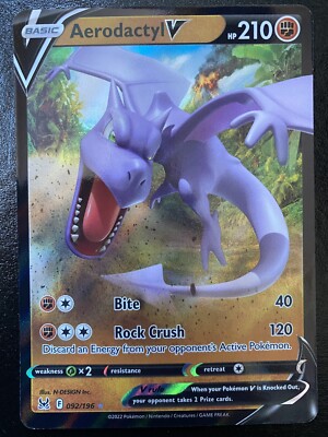 ポケモンカードゲーム Aerodactyl V from Lost Origin Amazon.com: Pokemon - Aerodactyl V - 179/196 Lost Origin