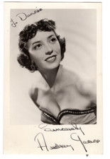 Audrey Jeans Signed Postcard Photo / Autographed Singer, Comedian
