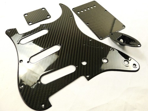 Juego de placas de unión para golpeadores de fibra de carbono Strat brillante EE. UU. - Imagen 2 de 11