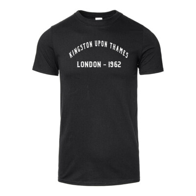 Men's T-Shirt Kingston Upon Thames London Place Year Of Choice Birthday Gift