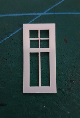 LC19 - Ventanas altas Lasercut con luz de ventilador de 4 paneles escala OO un montón de 6 modelos inteligentes - Imagen 3 de 5