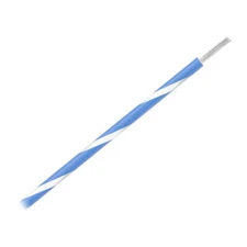 Pacer 16 AWG Gauge Striped Marine Wire 500' Spool - Blue w/White Stripe [WUL16BL