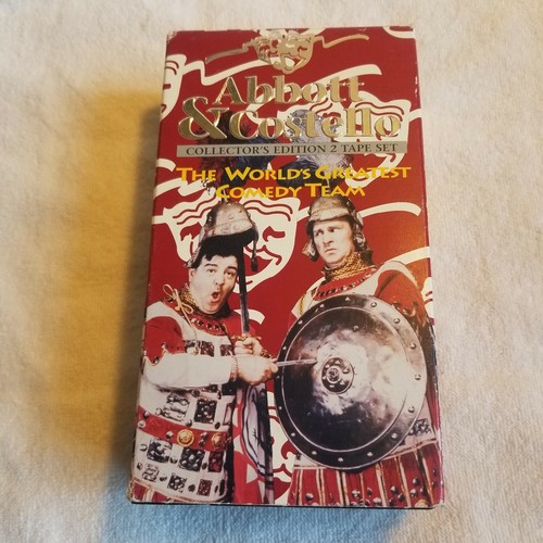Abbott&Costello The World’s Greatest Comedy Team includes 2 VHS