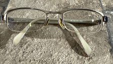 Valentino 5590 ONJQ Bronze Tortoise Half Rim Eyeglass Frame Italy 49-18-130 G27