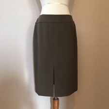 Valentino Skirt Women wool khaki Size 6 Italy Made